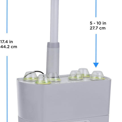 Harvest - Indoor Garden with LED Grow Light, Cool Gray