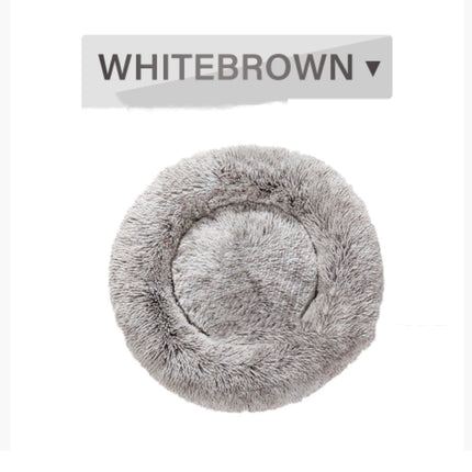 Round Long Hairy Autumn And Winter Nest Pad Cat Mattress