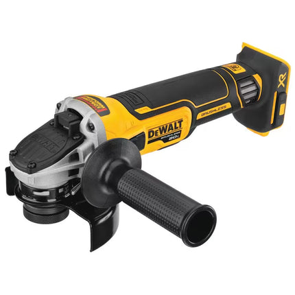 20V MAX XR Cordless Brushless 4.5 In. Slide Switch Small Angle Grinder with Kickback Brake (Tool Only)