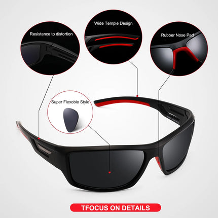 Polarized Sports Sunglasses for Men and Women