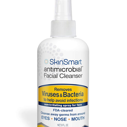 Facial Cleanser Spray to Remove Viruses and Bacteria around Eyes, Nose and Mouth, Fight Maskne, 8 Oz Spray Non-Irritating Hypochlorous Spray