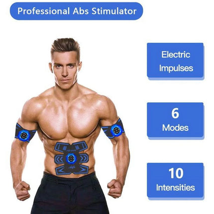 Abs Stimulator Ab Stimulator Rechargeable Ultimate Abs Stimulator for Men Women Abdominal Work Out Abs Power Fitness Abs Muscle Training Workout Equipment Portable