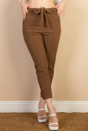 Knit Tie Front Pants (CAPELLA)