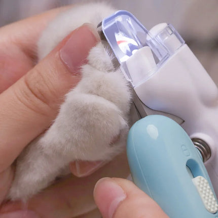 Pet Nail Clippers Dog Nail Clippers Cat Nail Clippers LED Electric Nail Grinder Pet Supplies LED Light Pet Nail Clippers