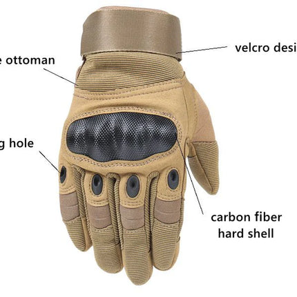 Tactical Motorcycle Motocross Full Finger Gloves Motorbike Riding Racing Mittens