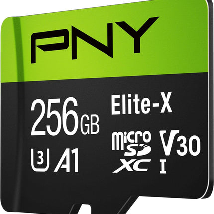 256GB Elite-X Microsdxc UHS-I Memory Card - 100Mb/S, U3, V30, A1, 4K, Full HD, Micro SD