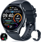 Smartwatch for Men Android Iphone: Smart Watch with Call & Text IP68 Waterproof Fitness Tracker for Sport Running Digital Watches with Heart Rate Blood Pressure Sleep Monitor Step Counter Round