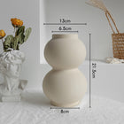 Simplicity Ceramic Vase Dry Flower Arrangement Home Decoration Ornament Living Room Display Art Vases