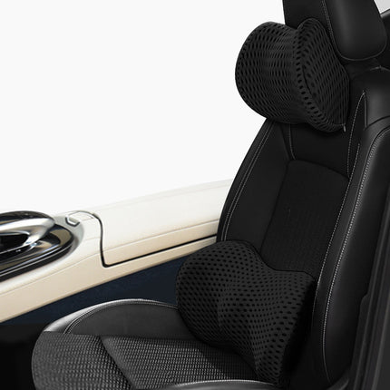 Memory Foam Car Headrest Lumbar Support Set