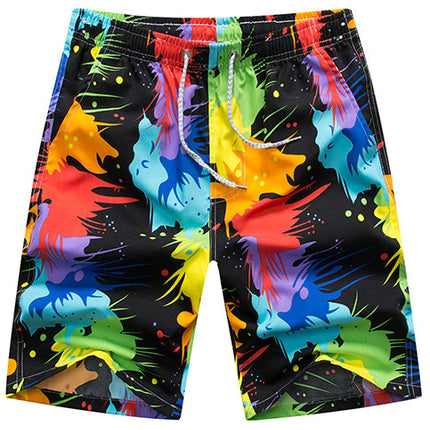 Mens Swim Trunks Quick Dry Swim Shorts with Mesh Lining Funny Swimwear