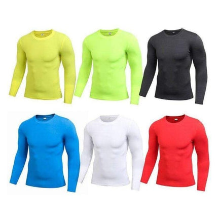 Men's Blank Long Sleeve Compression Top