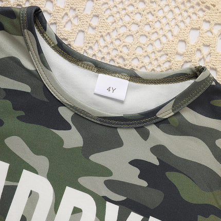 Toddler Girl 'Daddy's Girl' Father's Day Outfit Cute Letter Print Top & Coordinating Pants Set