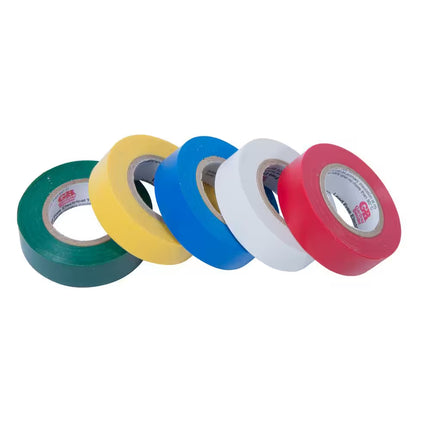 1/2 In. X 20 Ft. Colored Electrical Tape (5-Pack)