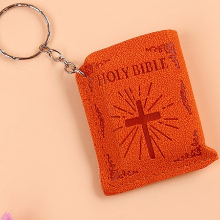 Mini HOLY Bible Keychain Religious Christian Jesus Cross Key Chain Women Prayer God Bless Gift Souvenirs Keyring