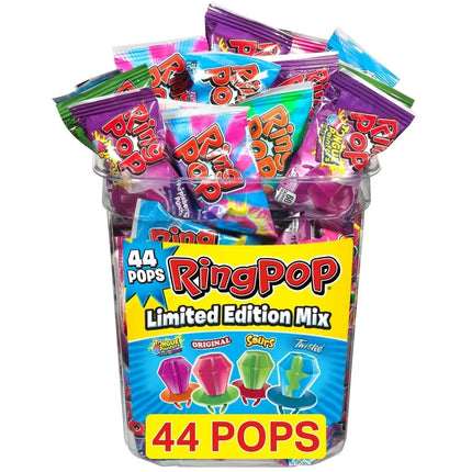 , Suckers, Kosher, Assorted Fruity Flavors, Lollipops, Bulk Candy, 22.0 Oz, 44 Count Bucket