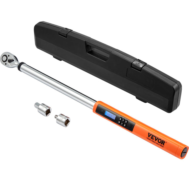 Digital Torque Wrench, Drive Electronic Torque Wrench, Torque Wrench Kit 25-250ft.lb 34-340n.m , 3-Mode Adjustable Torque Wrench Set With LED Buzzer Calibration