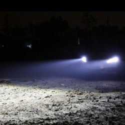 Silver Integrated Car Headlights