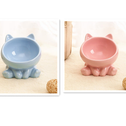 Ceramic Cat Neck Bowl