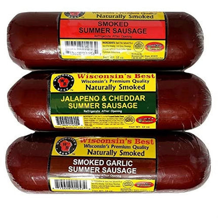 WISCONSIN'S BEST &  COMPANY - 100%  and Sausage Sampler Gift Basket - Charcuterie Gifts & Entertaining!