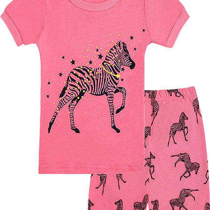 Girls Pajamas Short Toddler Pjs Kids Summer Sleepwear