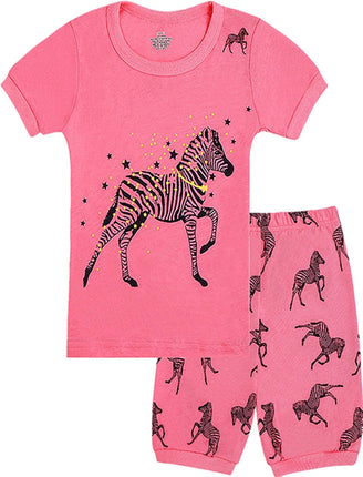 Girls Pajamas Short Toddler Pjs Kids Summer Sleepwear