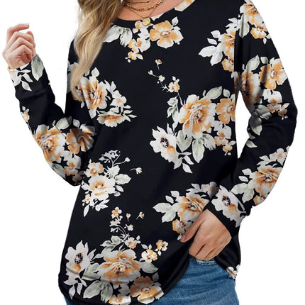 Sweatshirts for Women Crewneck Casual Long Sleeve Shirts Tunic Tops