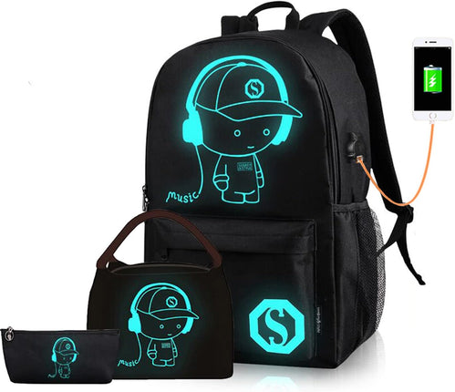 Backpack for Teen Boys, Anime Backpack Casual Daypack for Travel