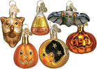 Ornaments: Halloween Decorations Glass Blown Ornaments for Christmas Tree, Miniature Halloween