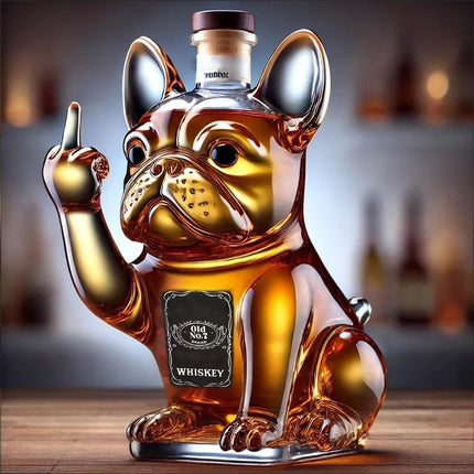 Funny French Whiskey Bottle