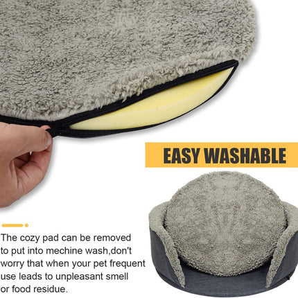 Cat Bed,Elevated Cat Bed Cat Sofa Elevated Pet Bed Pet Sofa Raised Cat Bed,Warm and Cozy Very Suitable for Kittens or Small Pet,Removable and Easy to Clean