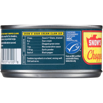 (6 Pack)  Chopped Clams in Clam Juice, 6.5 Oz