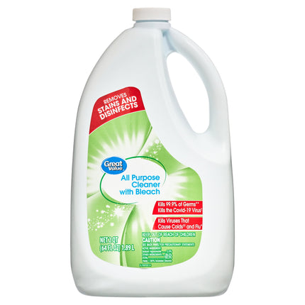 (2 Pack)  All Purpose Cleaner with Bleach, 64 Fl Oz Refill