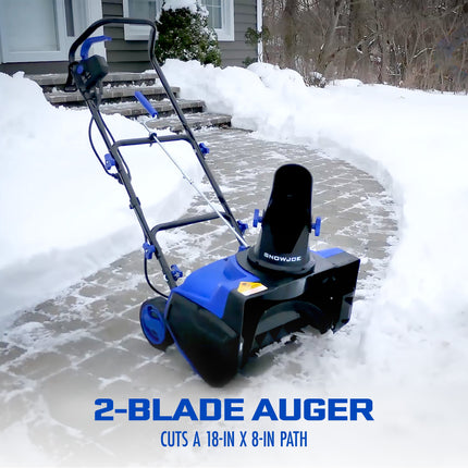 18-Inch Electric Single-Stage Snow Blower, 13-Amp