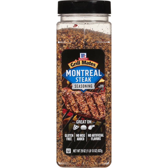 Mccormick  Montreal Steak Seasoning, 29 Oz Mixed Spices & Seasonings