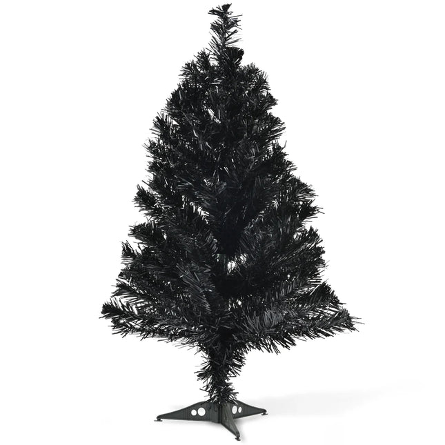 Mini Halloween Black Tree Artificial Tree Decor for Halloween Home Decoration Party Supplies, 24 Inch