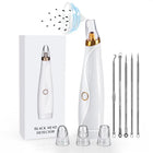 Blackhead Remover Pore Vacuum Pimple Extractor with Curved Acne Removal Kit