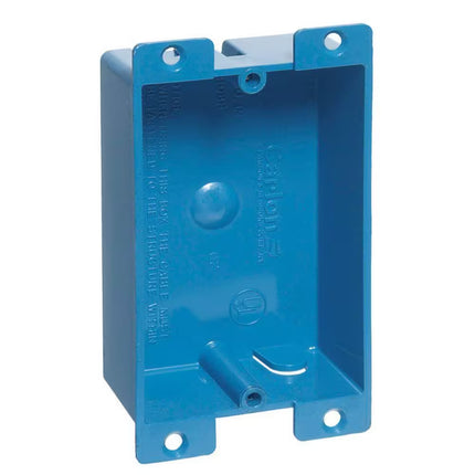 1-Gang 8 Cu. In. PVC Shallow Flanged Old Work Electrical Switch and Oulet Box