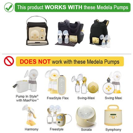 Breast Pump Kit Compatible with Medela Pump in Style Advanced Pump; 2Xtwo-Piece 19Mm Breastshield, 2 Valve, 4 Membrane, 2 Replacement Tubing; Replacement Part for Medela Shield, Medela Valve