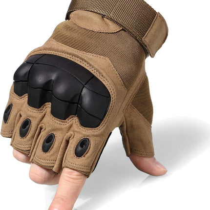 Tactical Fingerless Gloves for Motorbike Motorcycle Cycling Climbing Hiking Hunting Gloves