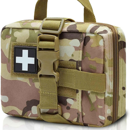 Upgrade Molle Rip Away Ifak Pouch, Tactical Small Belt First Aid Pouch Medical Utility EMT Pouch Only