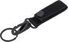 Heavy Duty Belt Keeper Clip Key Holder with Nylon MOLLE Strap & Metal Snap & Key Clip & Key Ring Keychain Organizer