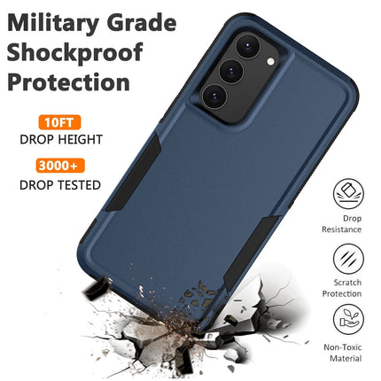 For Samsung Galaxy S23,S23 Plus,S23 Ultra Case, 2 in 1 PC Phone Case for Galaxy S23 Ultra 2022 Case,  Rubber & Rugged Shockproof Full Body Protection Case Cover - Blue