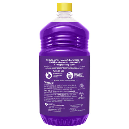 Fabuloso Multi-Purpose Cleaner & Floor Cleaner 2x Concentrated, Lavender - 56 fl oz