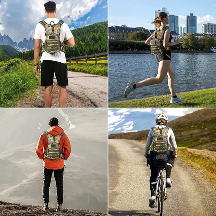 Hydration Pack with 2L Hydration Bladder,Lightweight,Insulation,Water Backpack for Hiking, Running, Climbing, Hunting, Biking