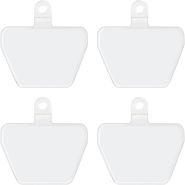 4 Pack Phone Tether Tab, Phone Strap Connector for Cell Phone Safety Lanyard Patch (White X4)