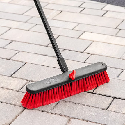 18-In Poly Fiber Multi-Surface Push to Center Push Broom