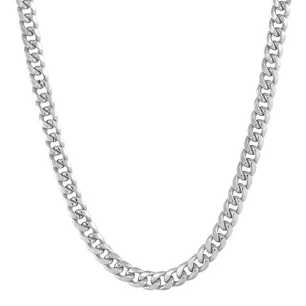 Miami Cuban Link 18" Chain Necklace (6Mm) in 10K Gold