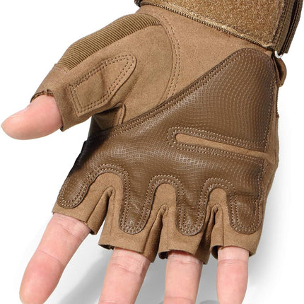 Tactical Fingerless Gloves for Motorbike Motorcycle Cycling Climbing Hiking Hunting Gloves