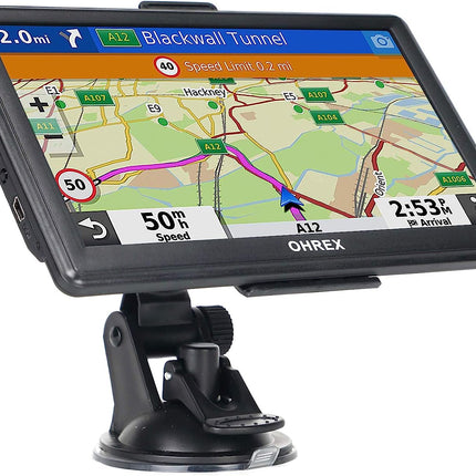 N700 GPS Navigation for Car Truck RV, GPS Navigator with 7 Inch, 2024 Maps (Free Lifetime Updates), Truck GPS Commercial Drivers, Semi Trucker GPS Navigation System, Custom Truck Routing