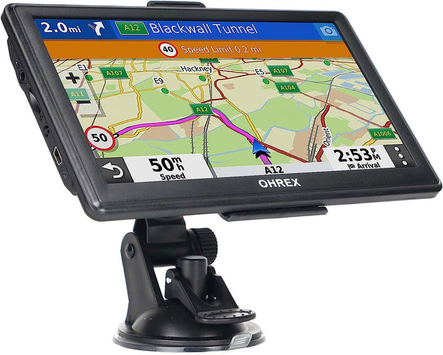 N700 GPS Navigation for Car Truck RV, GPS Navigator with 7 Inch, 2024 Maps (Free Lifetime Updates), Truck GPS Commercial Drivers, Semi Trucker GPS Navigation System, Custom Truck Routing